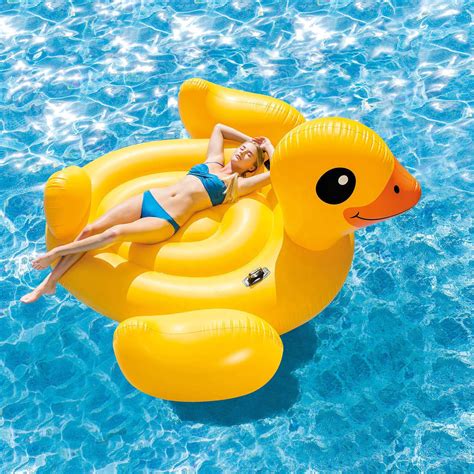 inflatable duck pool float.